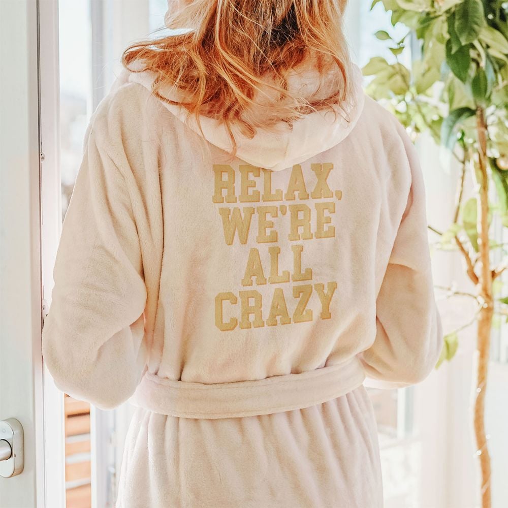Personalised Varsity bathrobe