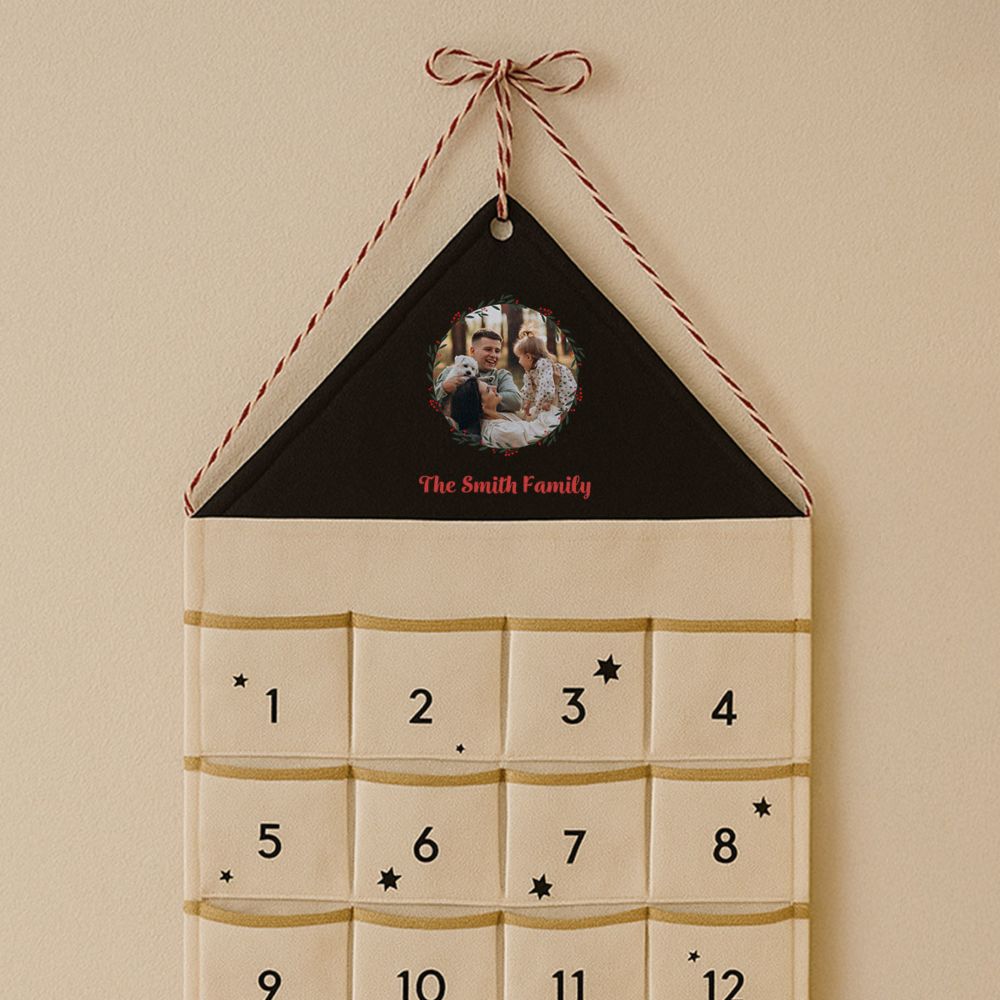 Personalised Advent Calendar with Photo and Text