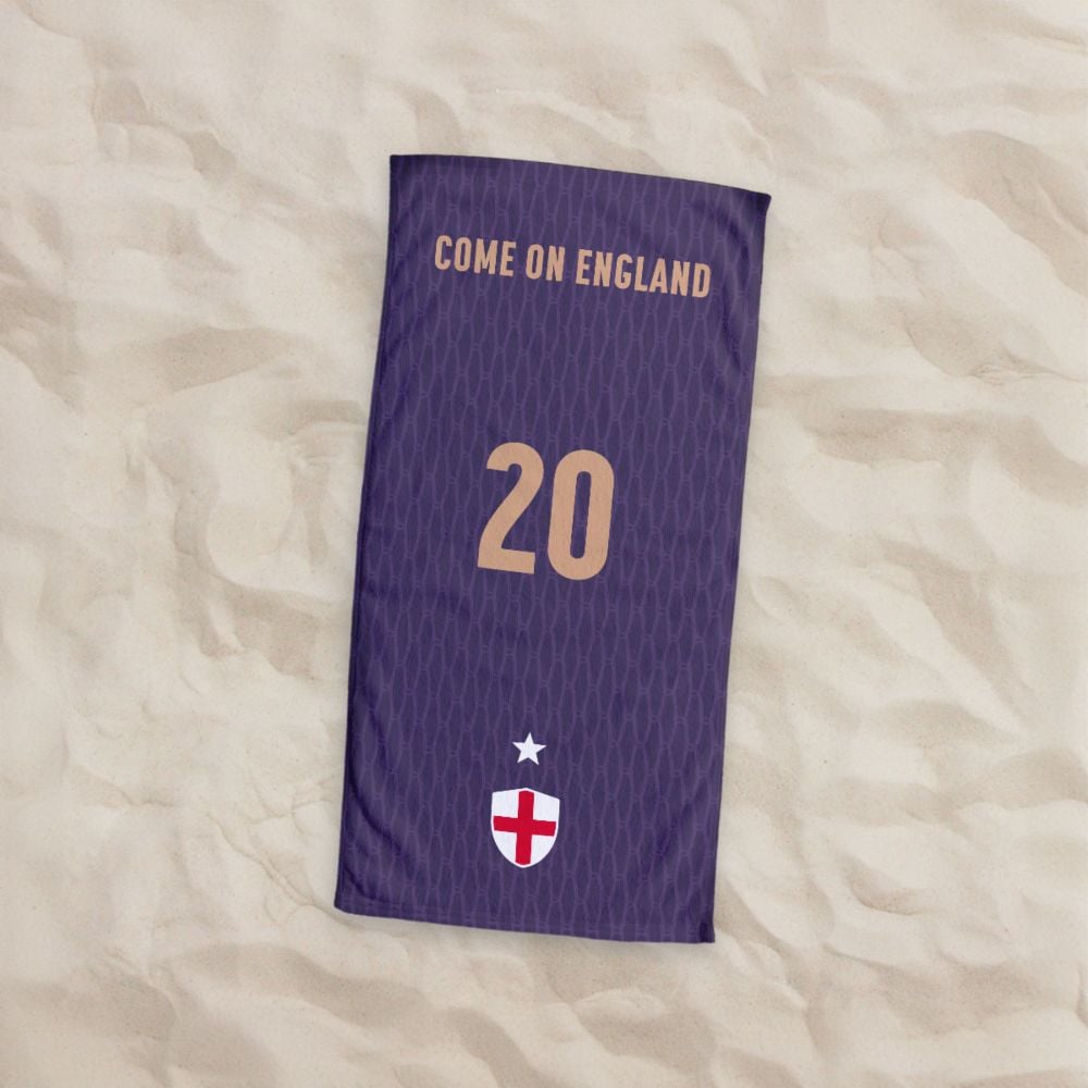 Personalised Euro 2024 Towel