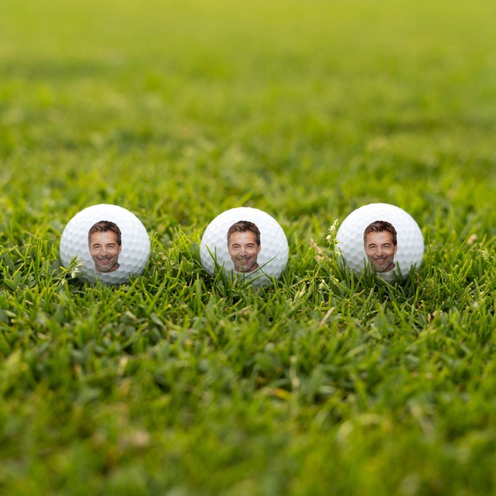 Personalised Golf Balls -  Set of 3