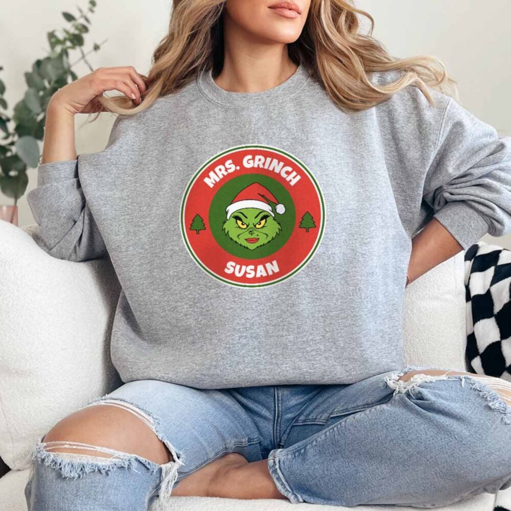 Personalised Grinch Sweatshirt