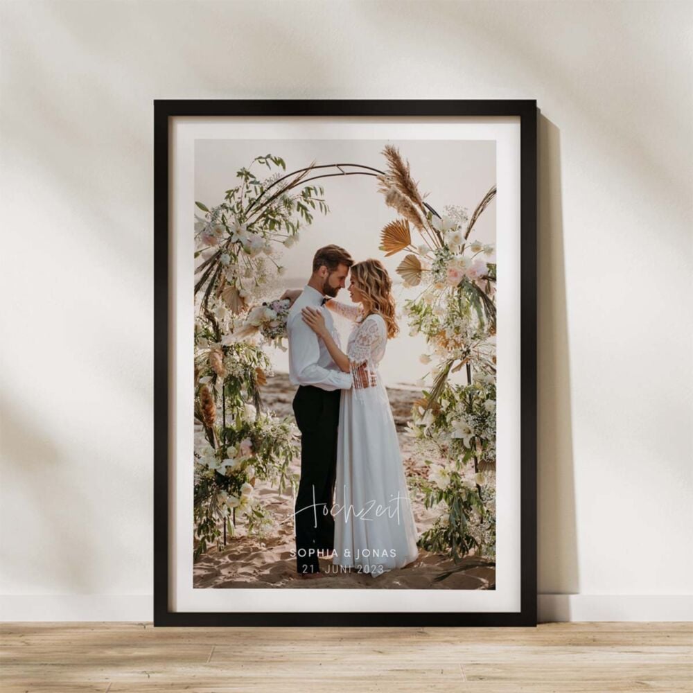 Personalised Photo Poster