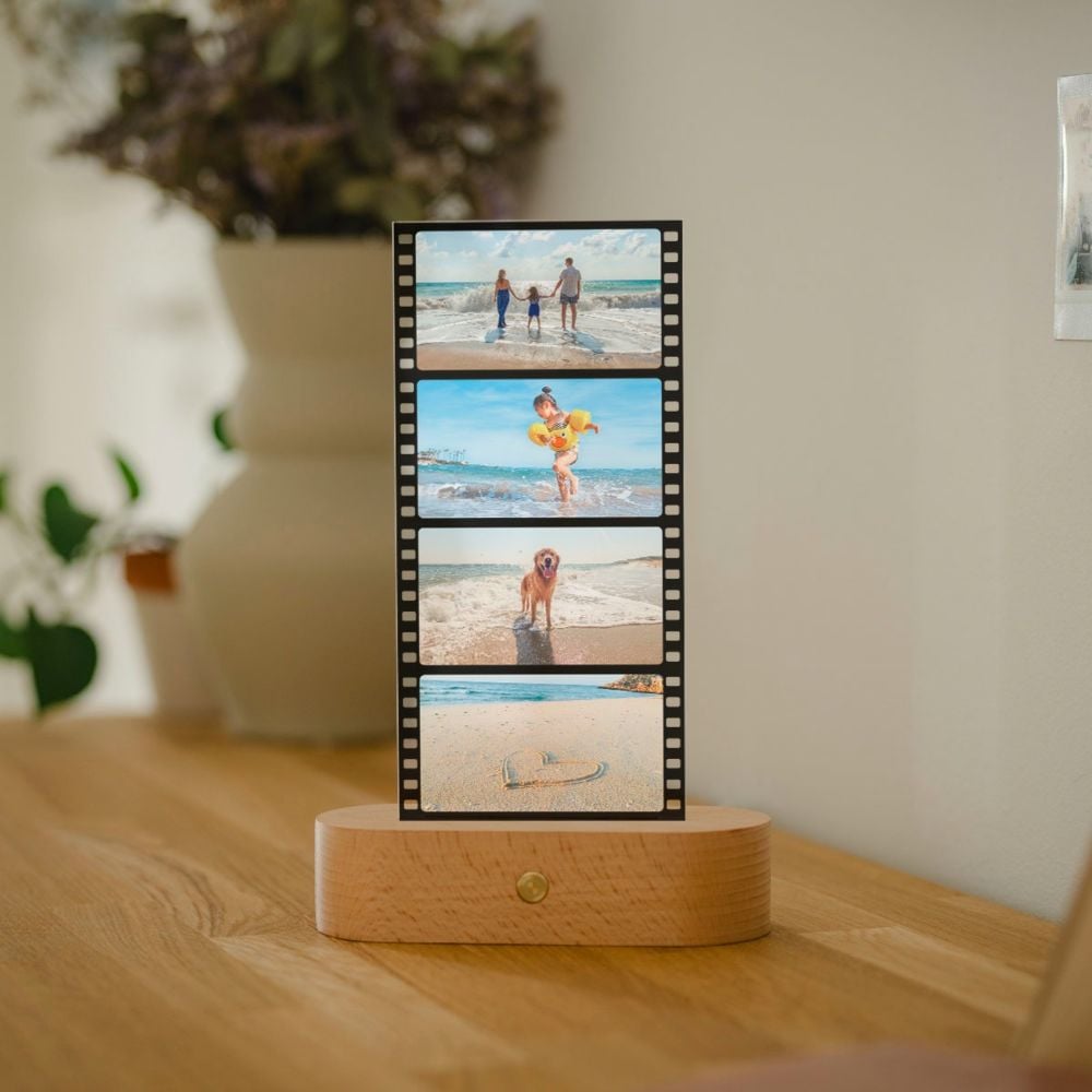 Personalised Film Strip LED Lamp With Photos