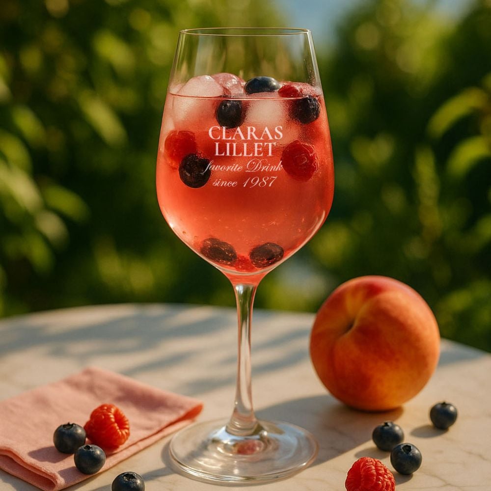 Personalised Lillet Glass with Name