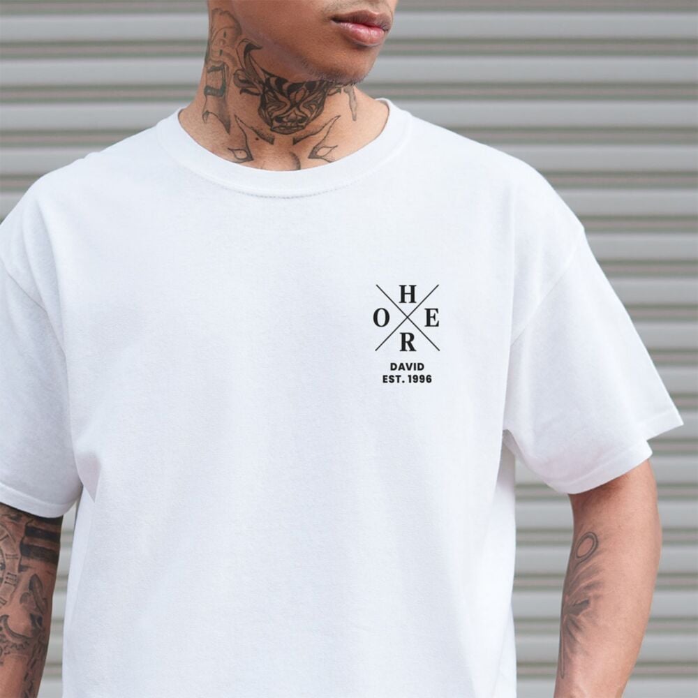Personalised Name and Year T-Shirt