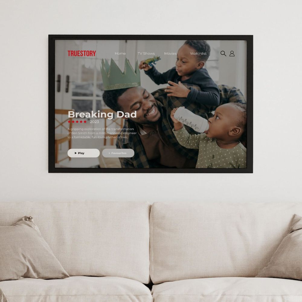 Personalised Netflix-Style Poster