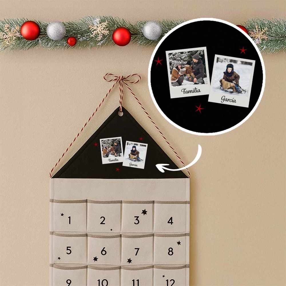 Personalised Polaroid Advent Calendar
