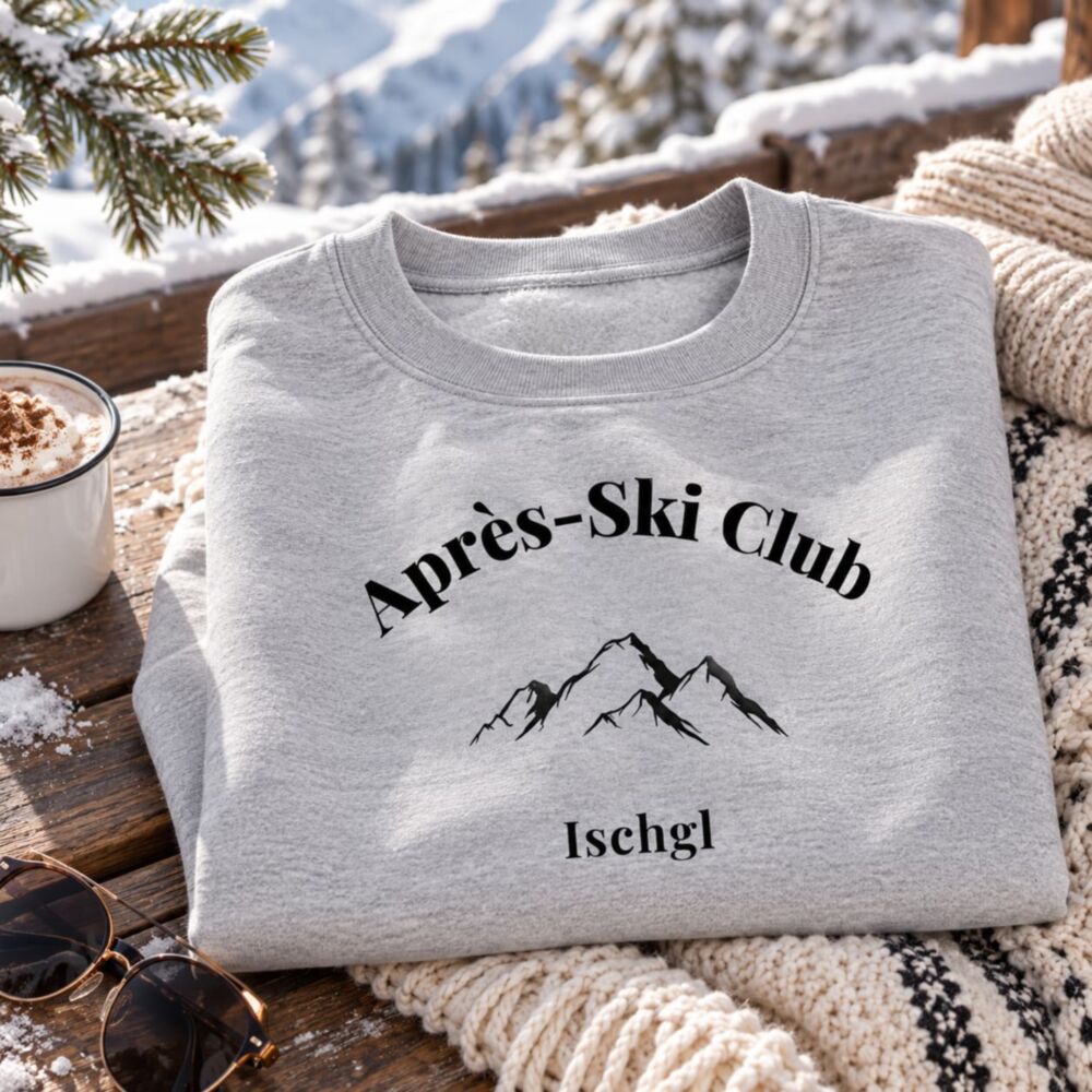 Hauptbild – Gemütliches Après-Ski-Sweatshirt in den Alpen