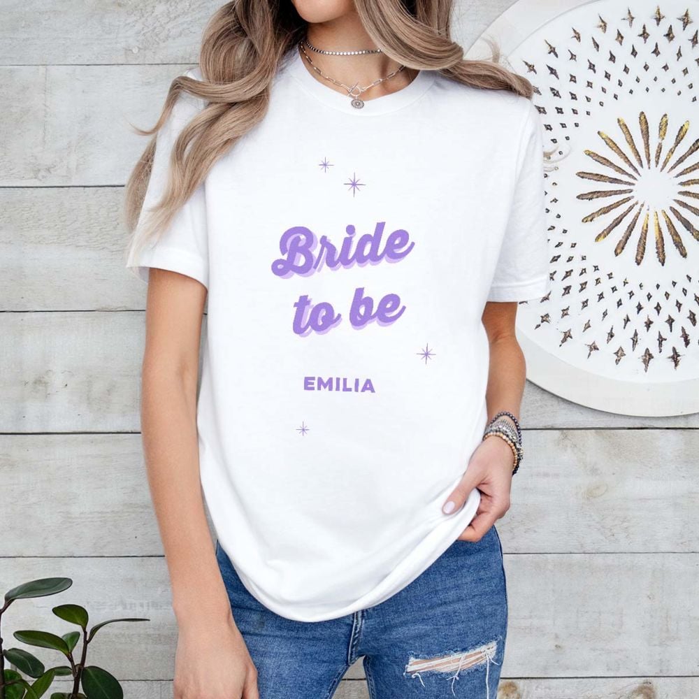 Personalised Retro Text T-Shirt
