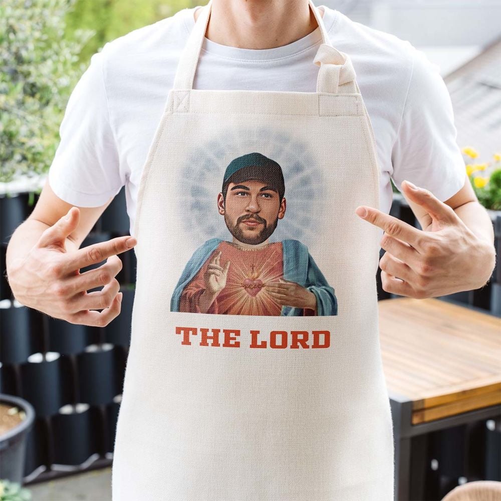 Personalised Saint Yourself Apron