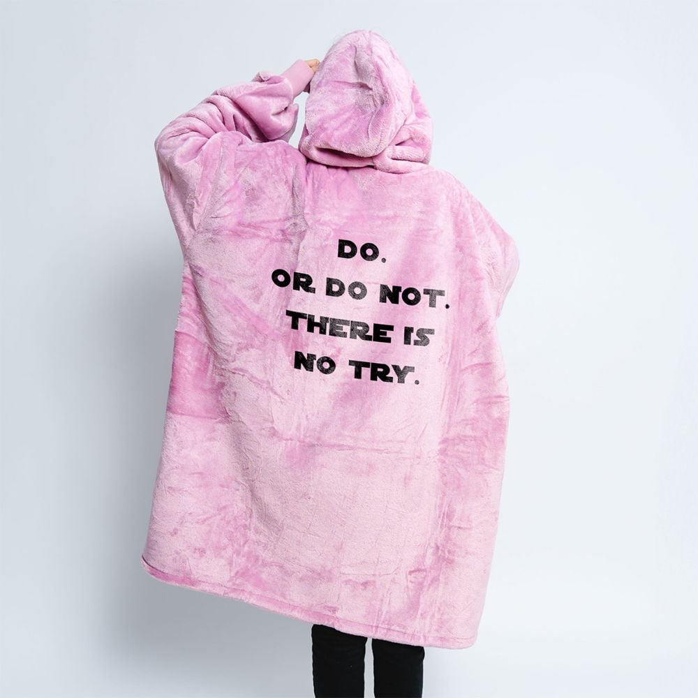 Personalised Hoodie Blanket with Star Wars Font