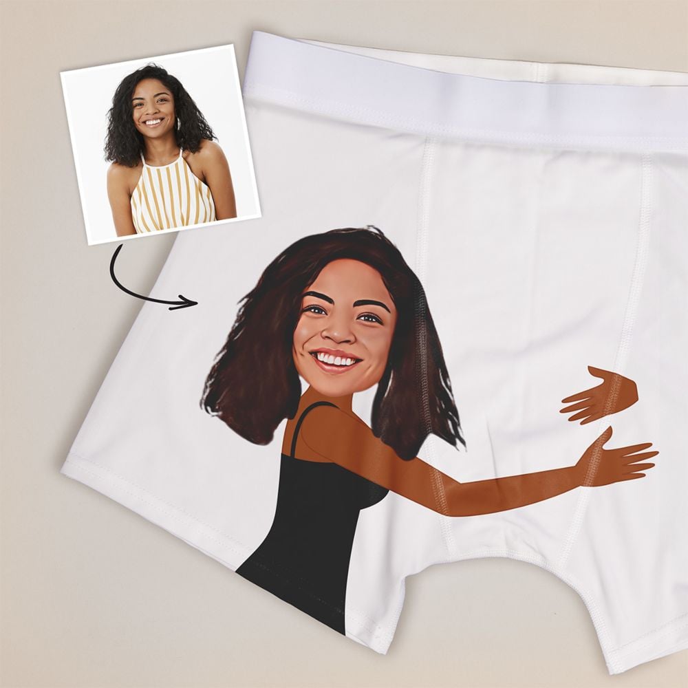 Personalised Face and Message Boxers