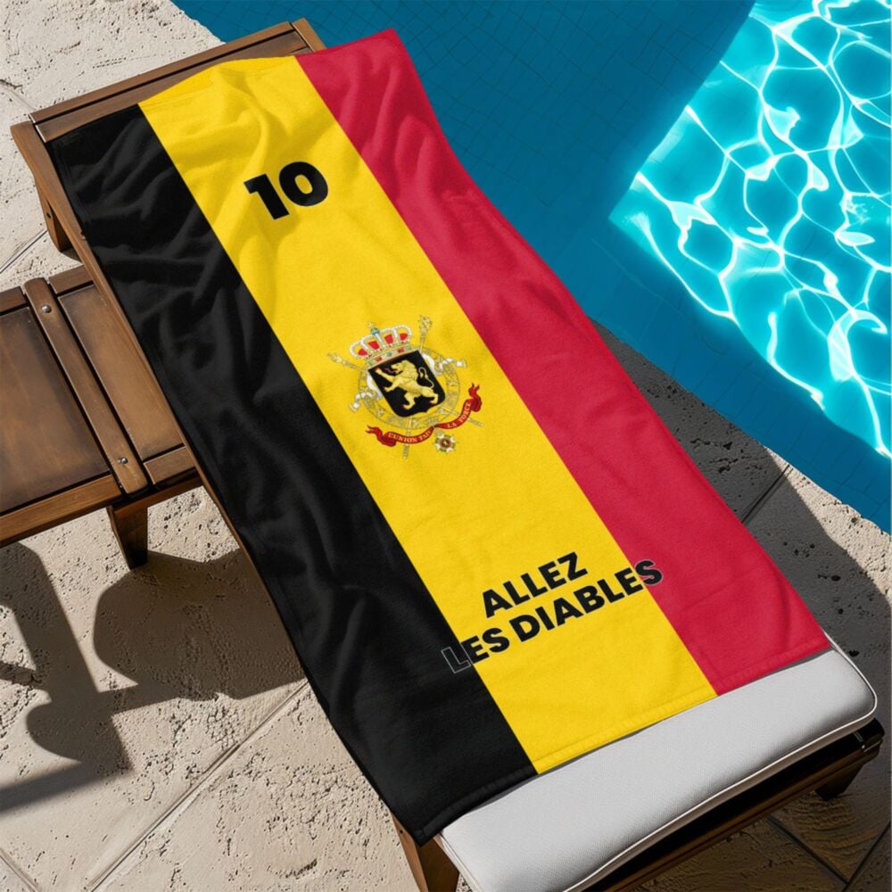 Personalised World Cup Towel with Text