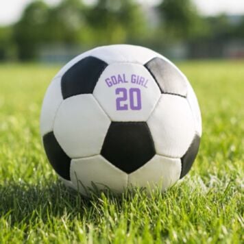 Personalised Football with Text and Number