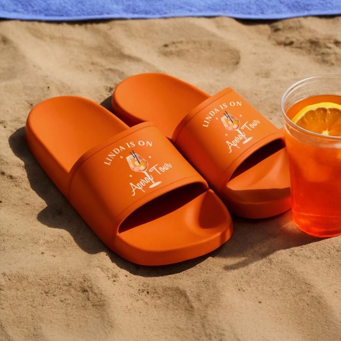 Personalised Aperol Sliders with Text