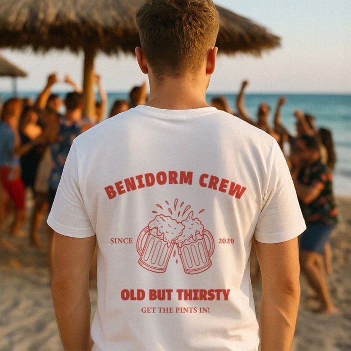 Personalised T-Shirt with Drinks and Text