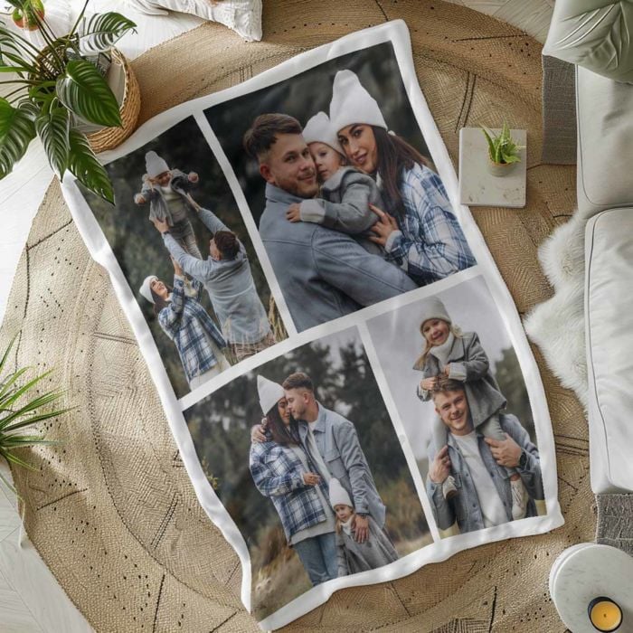 Personalised Blanket with Photo Collage