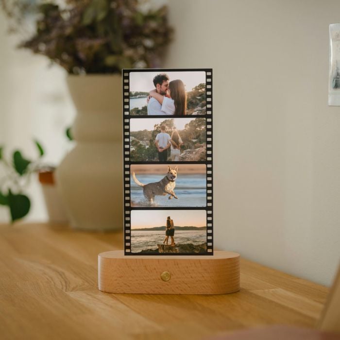 Personalised Film Strip LED Lamp With Photos