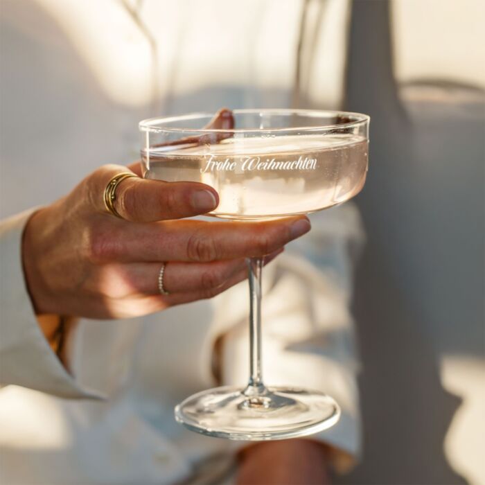 Personalised Champagne Glass with Engraving