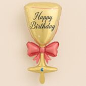 XXL Champagne Glass Birthday Balloon