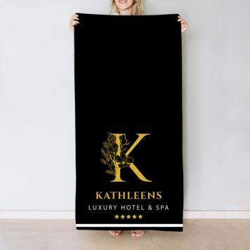 Personalised Monogram Spa Towel - Design